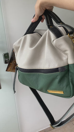 Bolsa SAVANA em couro legítimo de