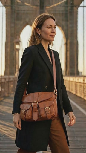 Bolsa KASTELLET em couro legítimo