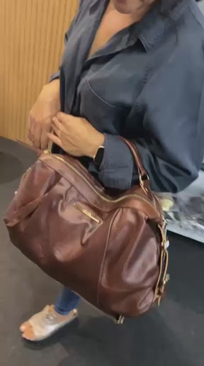 Bolsa LUXEMBURGO em couro legítimo