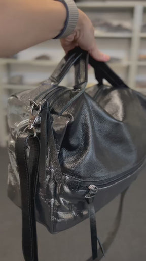 Bolsa SAVANA em couro legítimo de