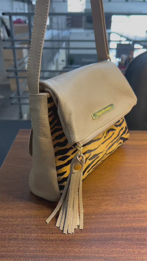 Bolsa ATENAS em couro legítimo