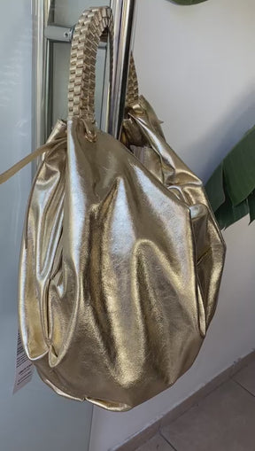 Bolsa MORGANA em couro legítimo