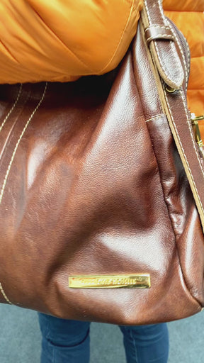 Bolsa NORUEGA em couro Legítimo