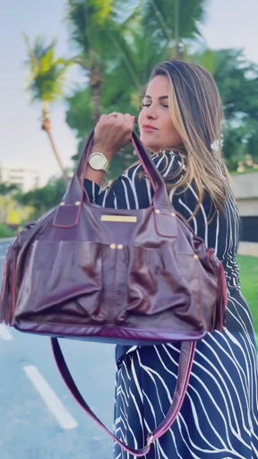 Bolsa IBIZA em couro legítimo