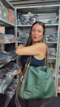 Bolsa NORUEGA em couro Legítimo
