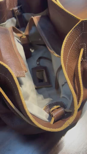 LANÇAMENTO! Bolsa BONATA em couro legítimo
