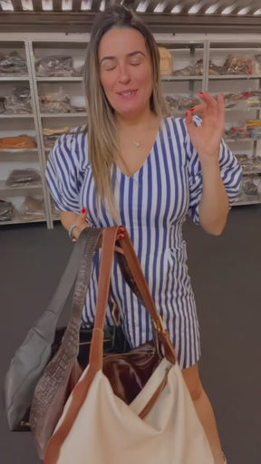 Bolsa LOS ANGELES em couro legítimo
