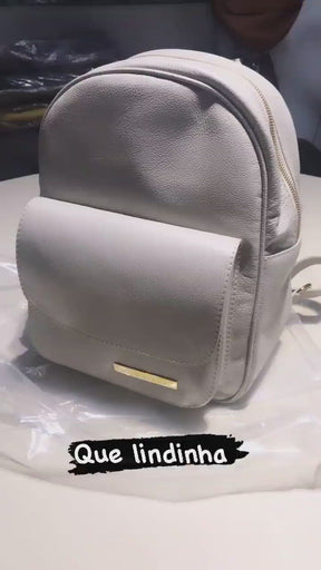 Mochila MONTREAL em couro legítimo