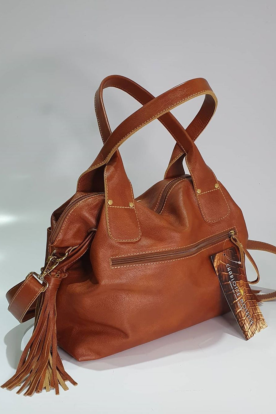 Bolsa IBIZA em couro legítimo