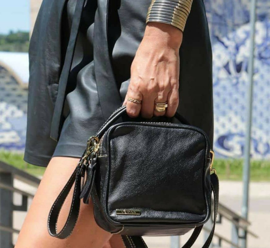 Bolsa CANCUN em couro legítimo