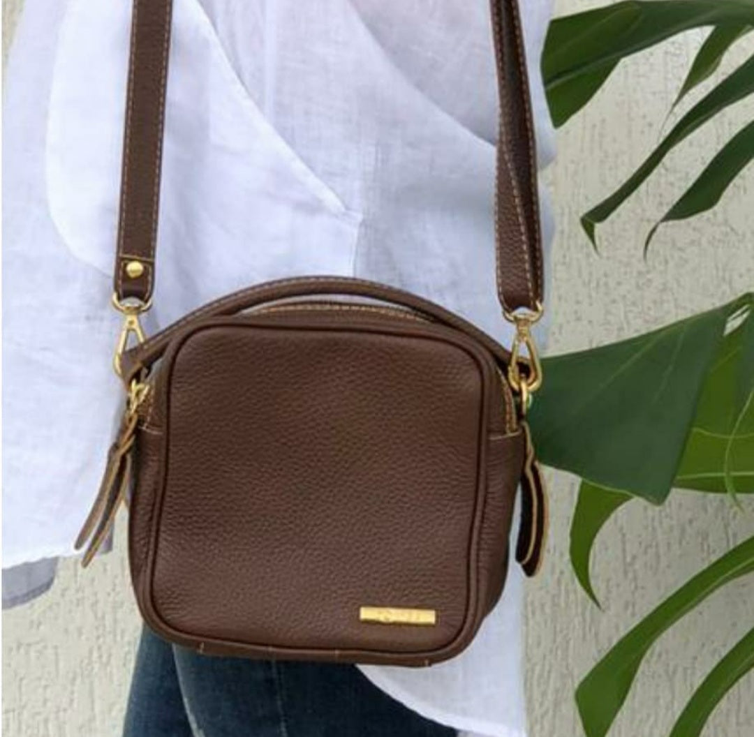 Bolsa CANCUN em couro legítimo