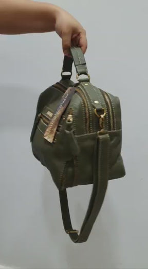 Bolsa SUÍÇA em couro legítimo