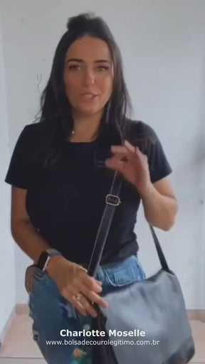 Bolsa CARTEIRO LIVERPOOL em couro legítimo