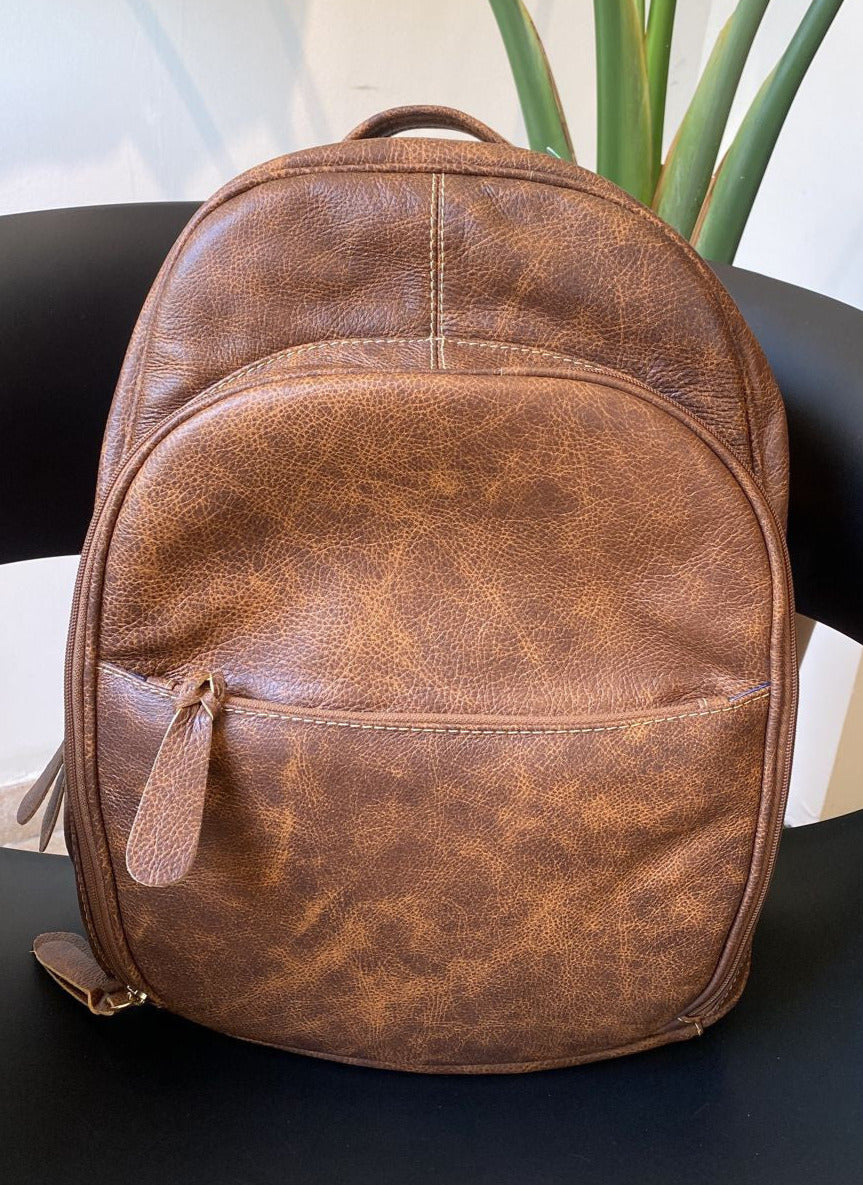 Mochila CANADÁ em couro legítimo