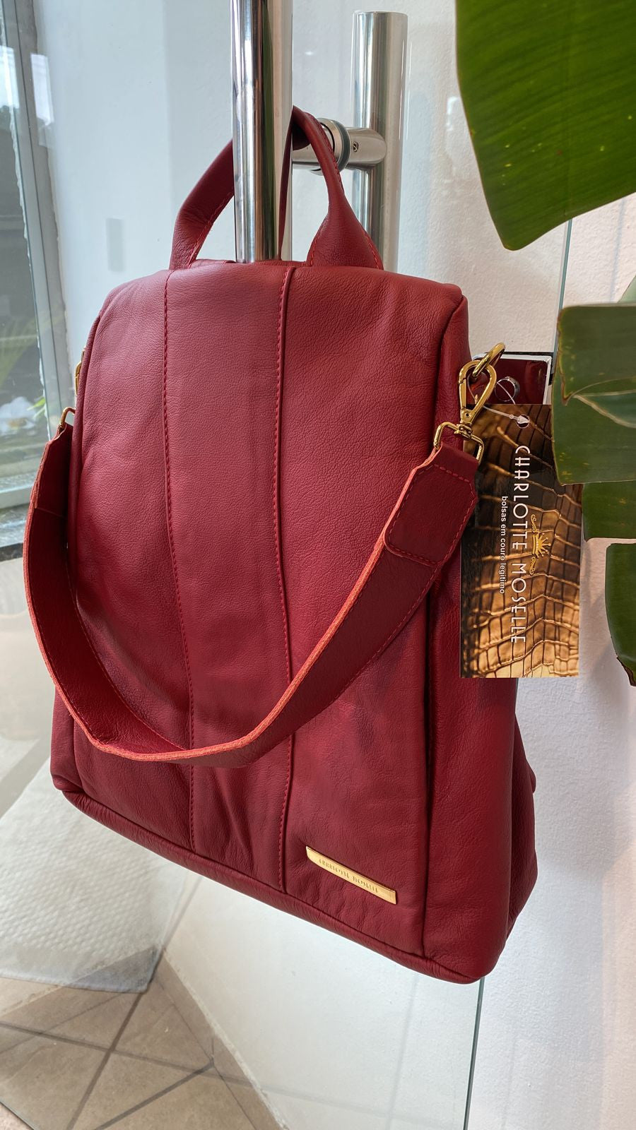 Bolsa Mochila TOKYO em couro legítimo