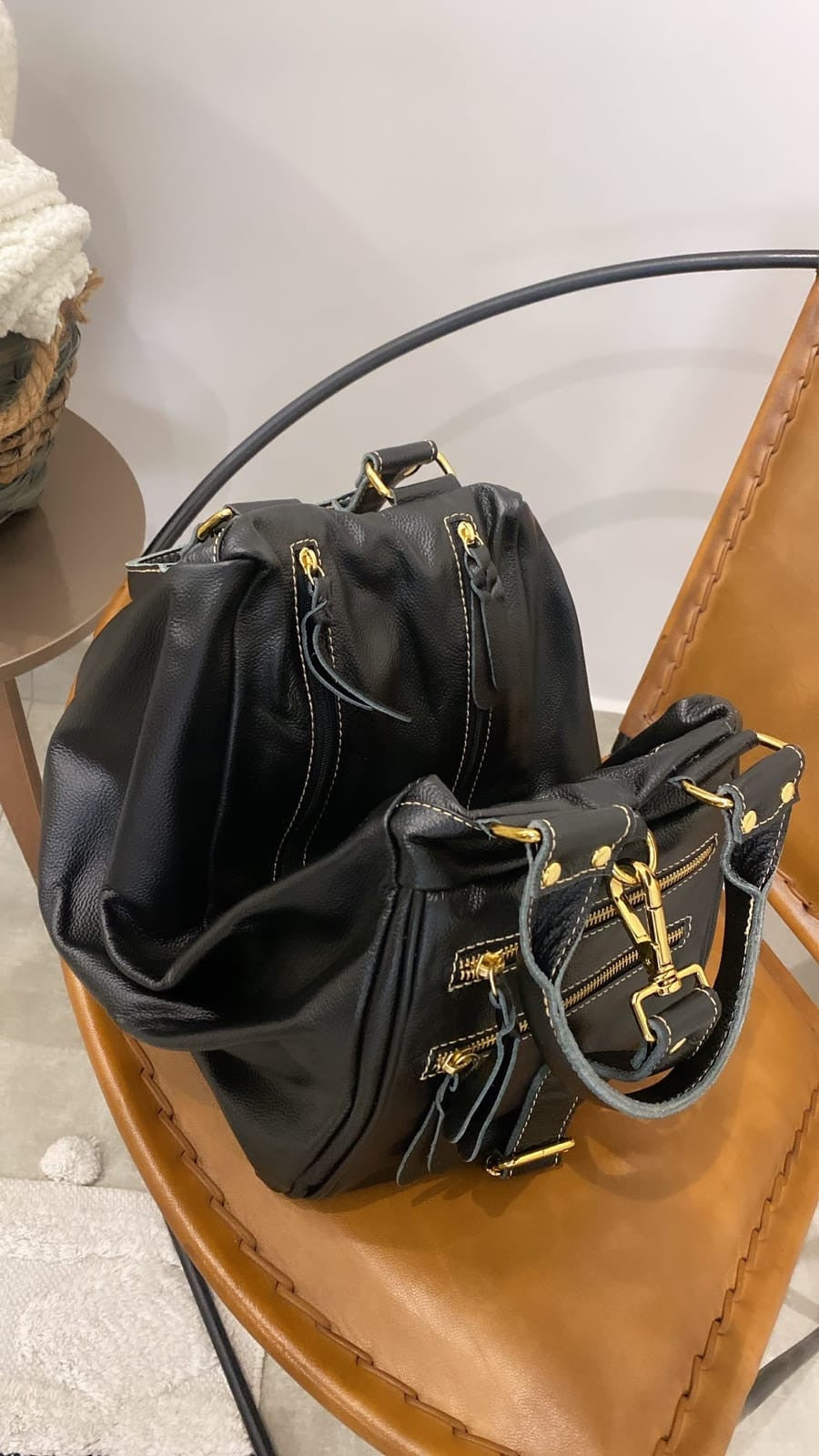 Bolsa NOVA YORK em couro legítimo