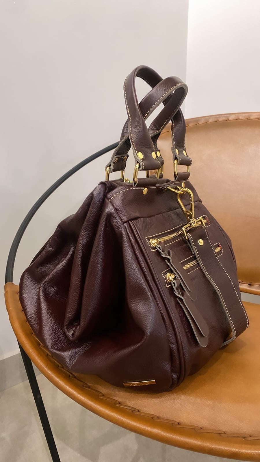 Bolsa NOVA YORK em couro legítimo