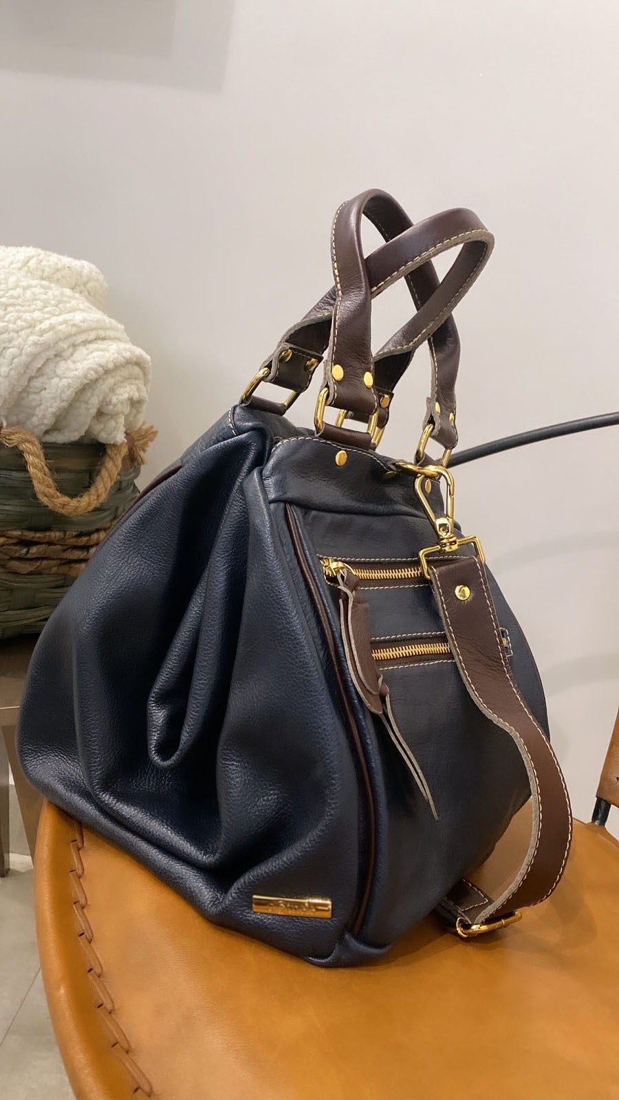 Bolsa NOVA YORK em couro legítimo