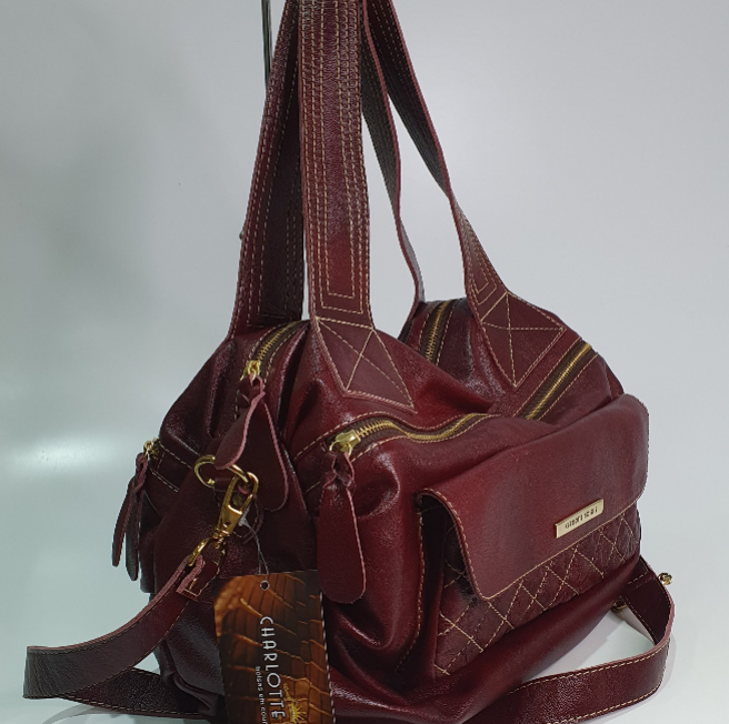 Bolsa BAHAMAS em couro legítimo