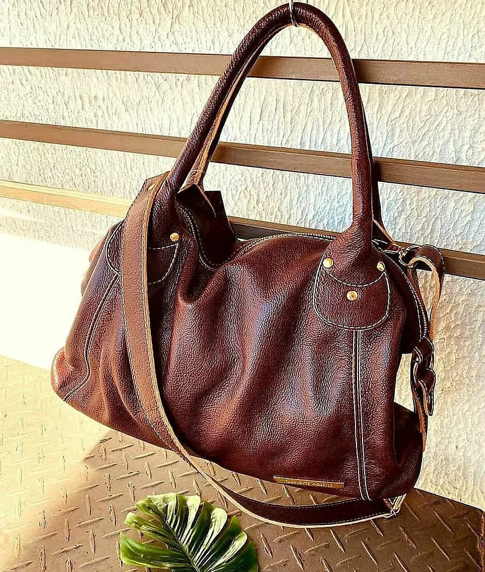 Bolsa ITÁLIA em couro legítimo
