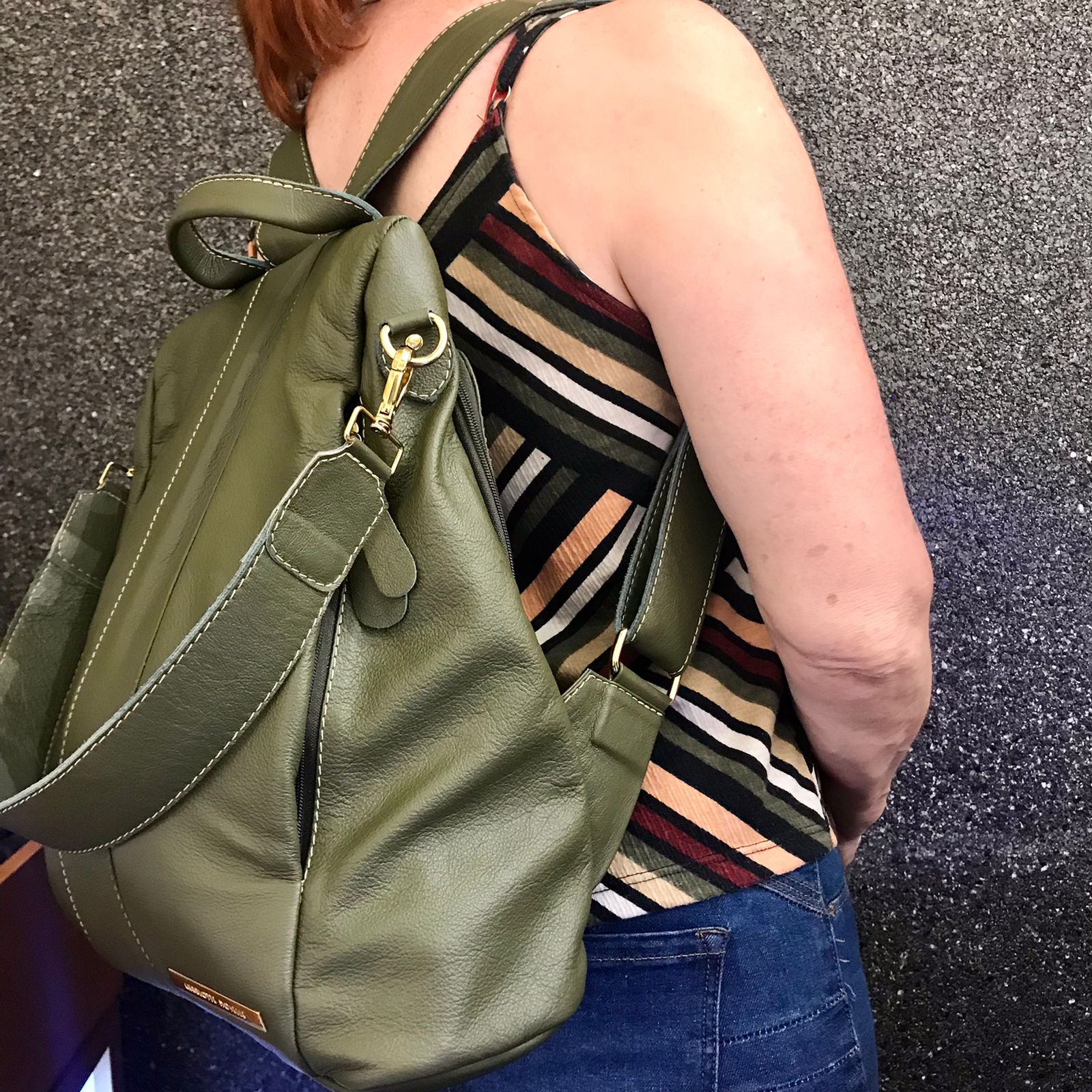 Bolsa Mochila TOKYO em couro legítimo