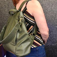 Bolsa Mochila TOKYO em couro legítimo
