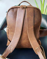 Mochila masculina HÉRCULES em couro legítimo
