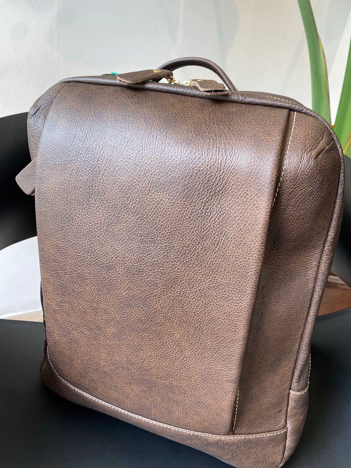 Mochila masculina HÉRCULES em couro legítimo