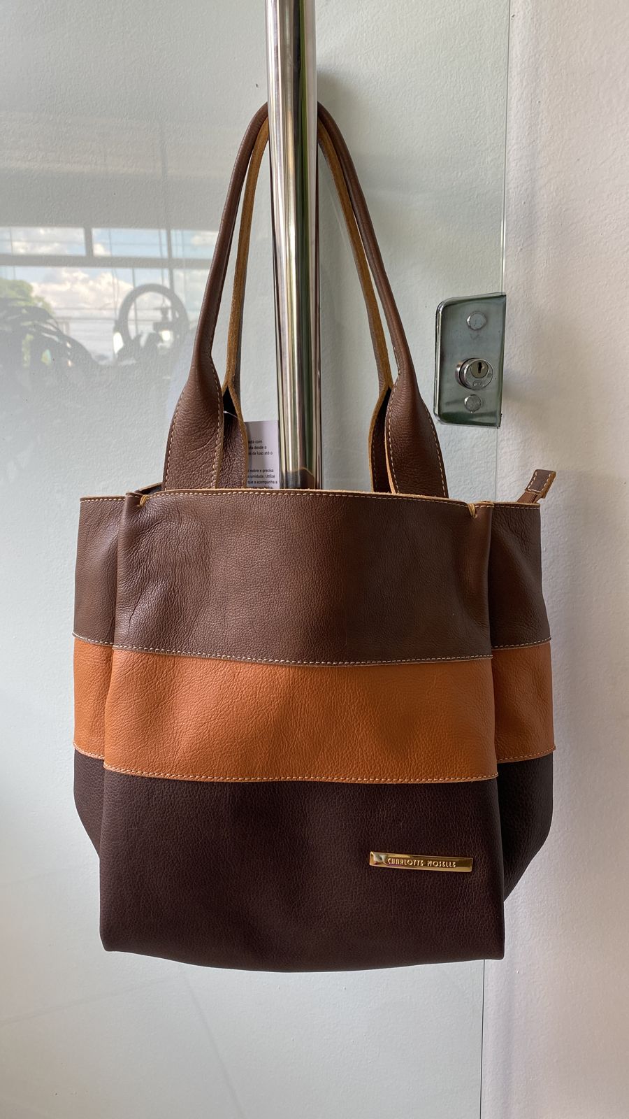 Bolsa FLORENZA em couro legítimo