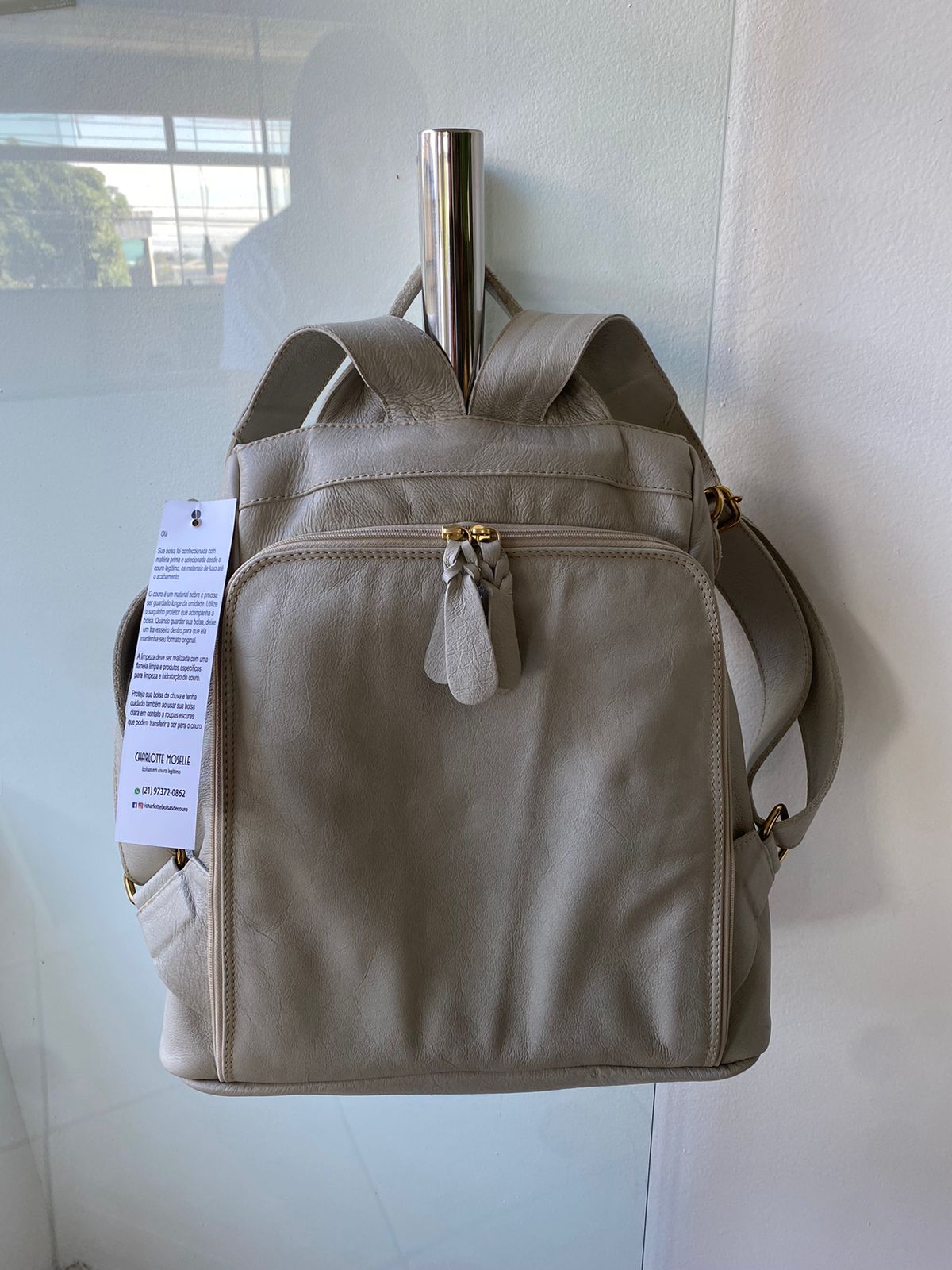 Bolsa Mochila TOKYO em couro legítimo