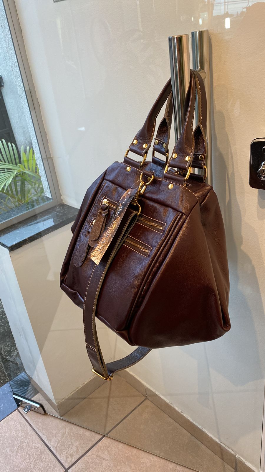 Bolsa NOVA YORK em couro legítimo