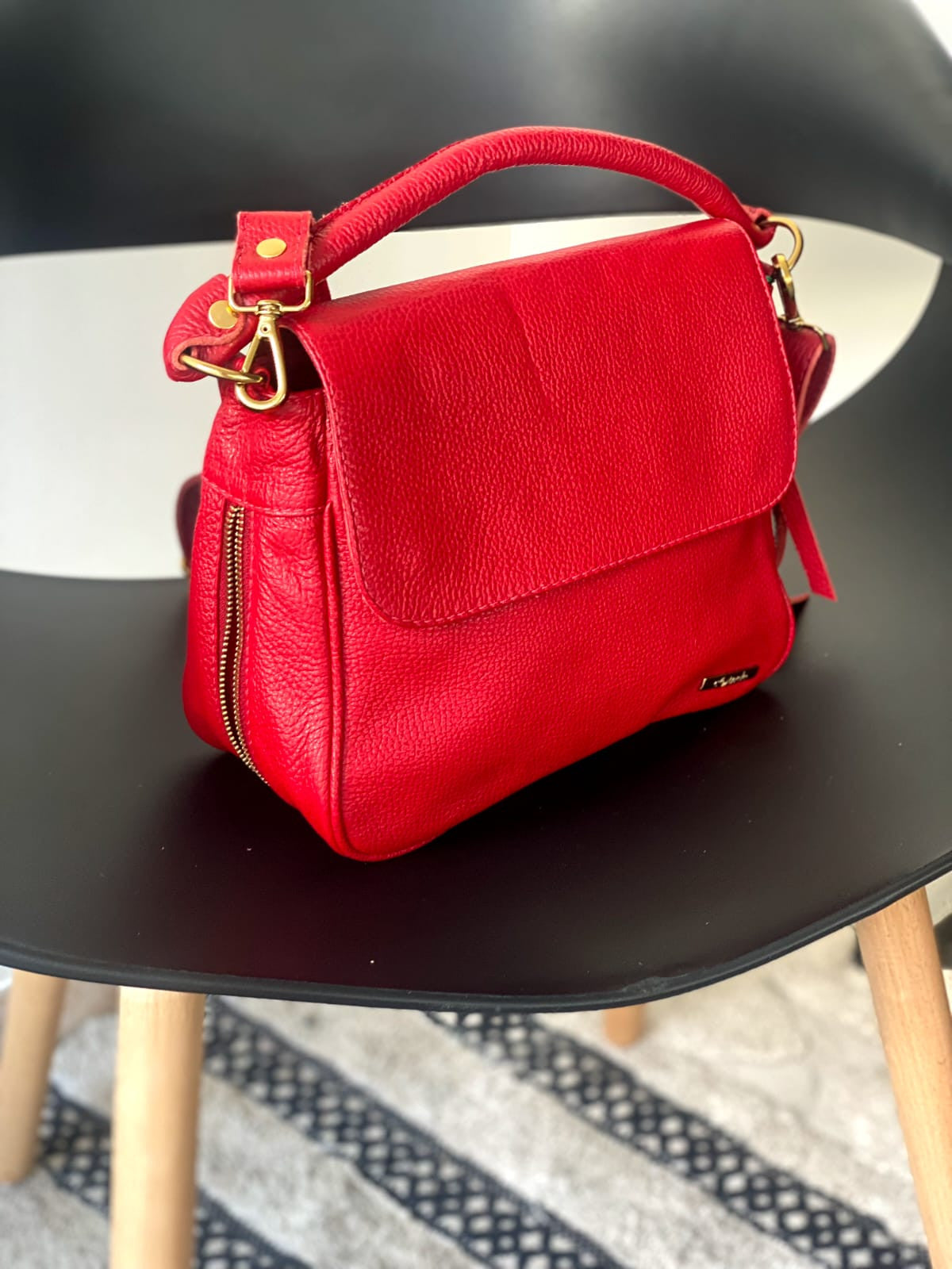 Bolsa INGLESA em couro legítimo