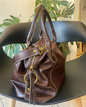 Bolsa ITÁLIA em couro legítimo