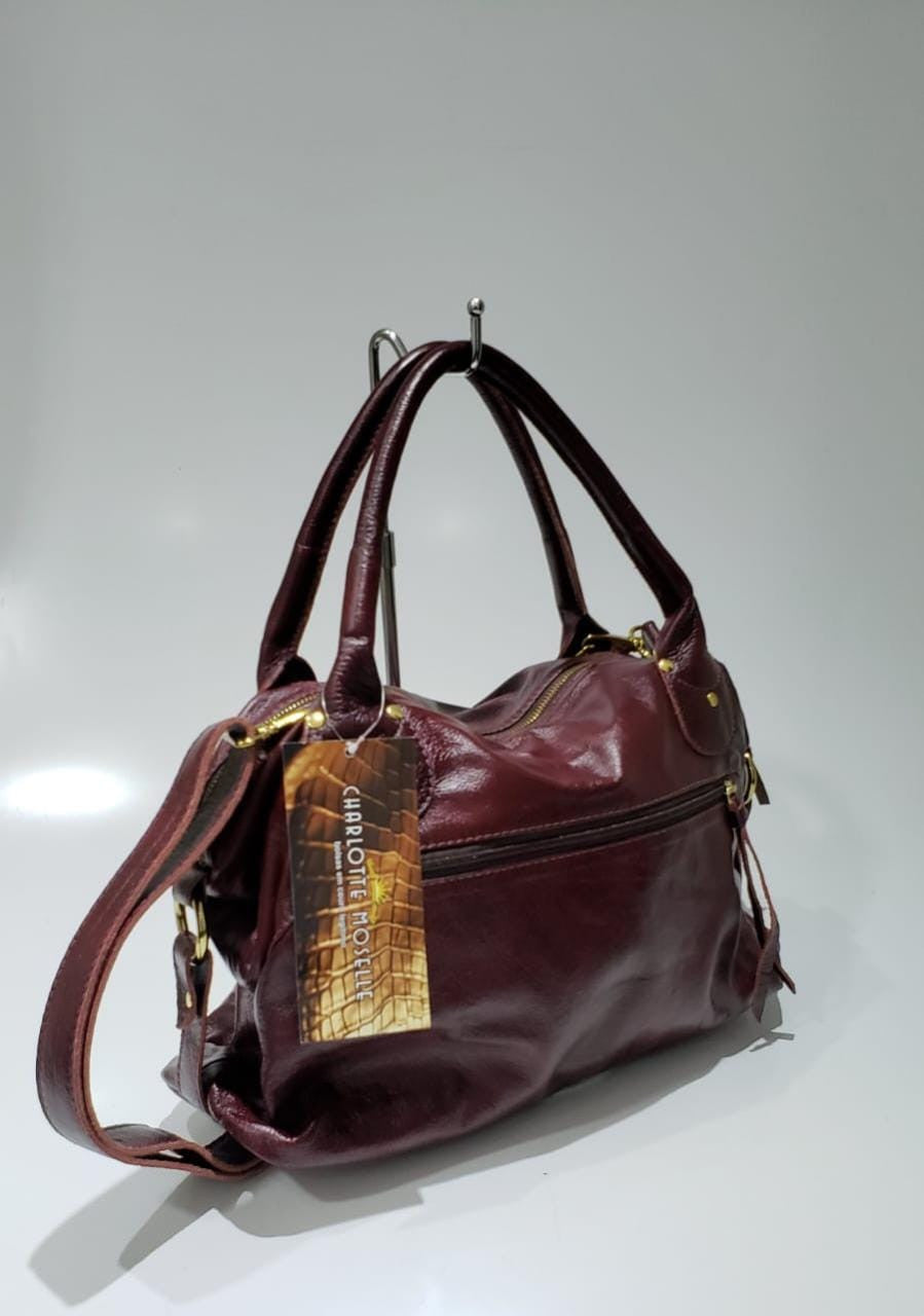 Bolsa ITÁLIA em couro legítimo
