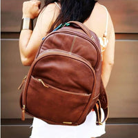 Mochila CANADÁ em couro legítimo
