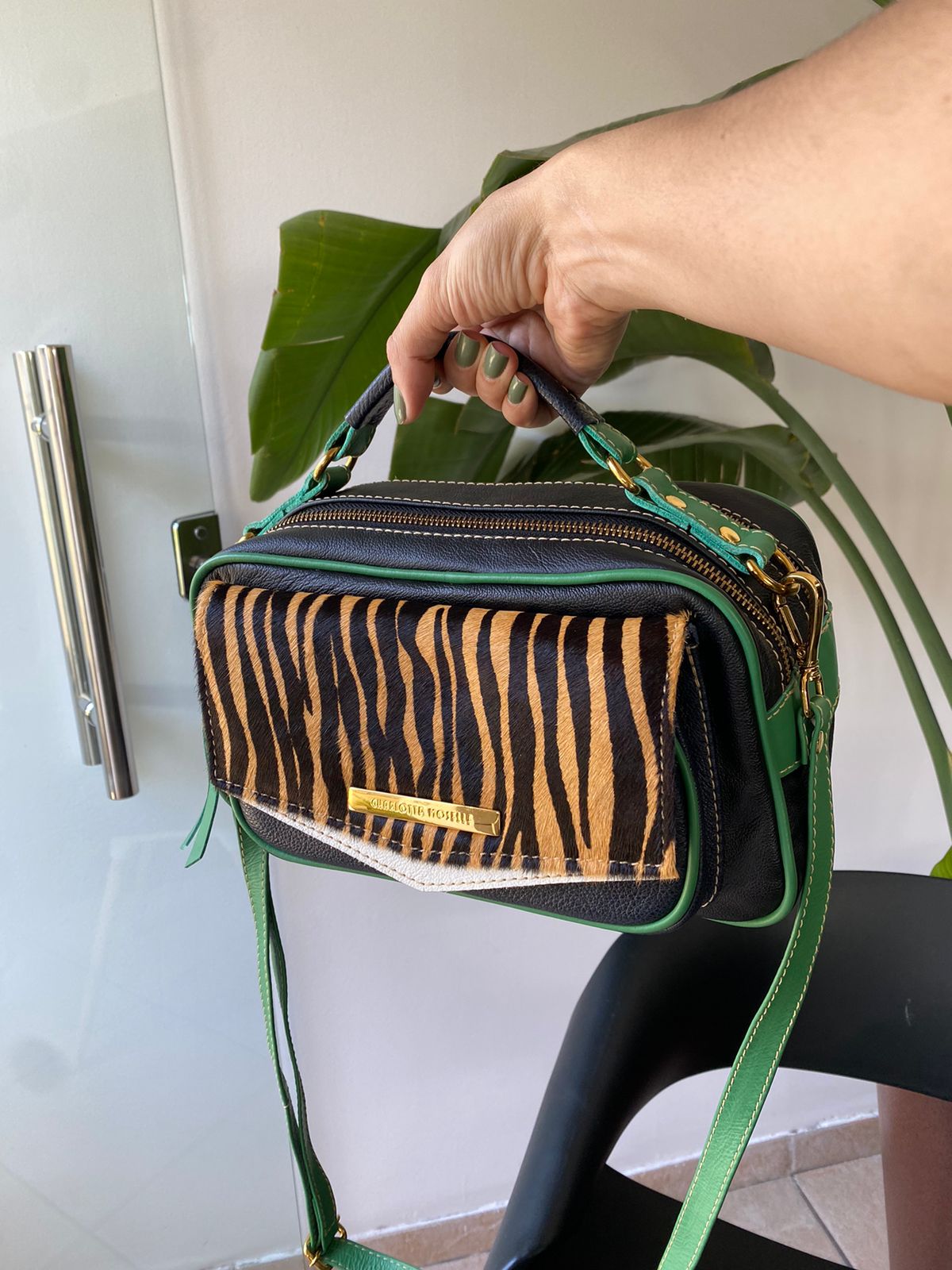 Bolsa MÔNACO em couro legítimo