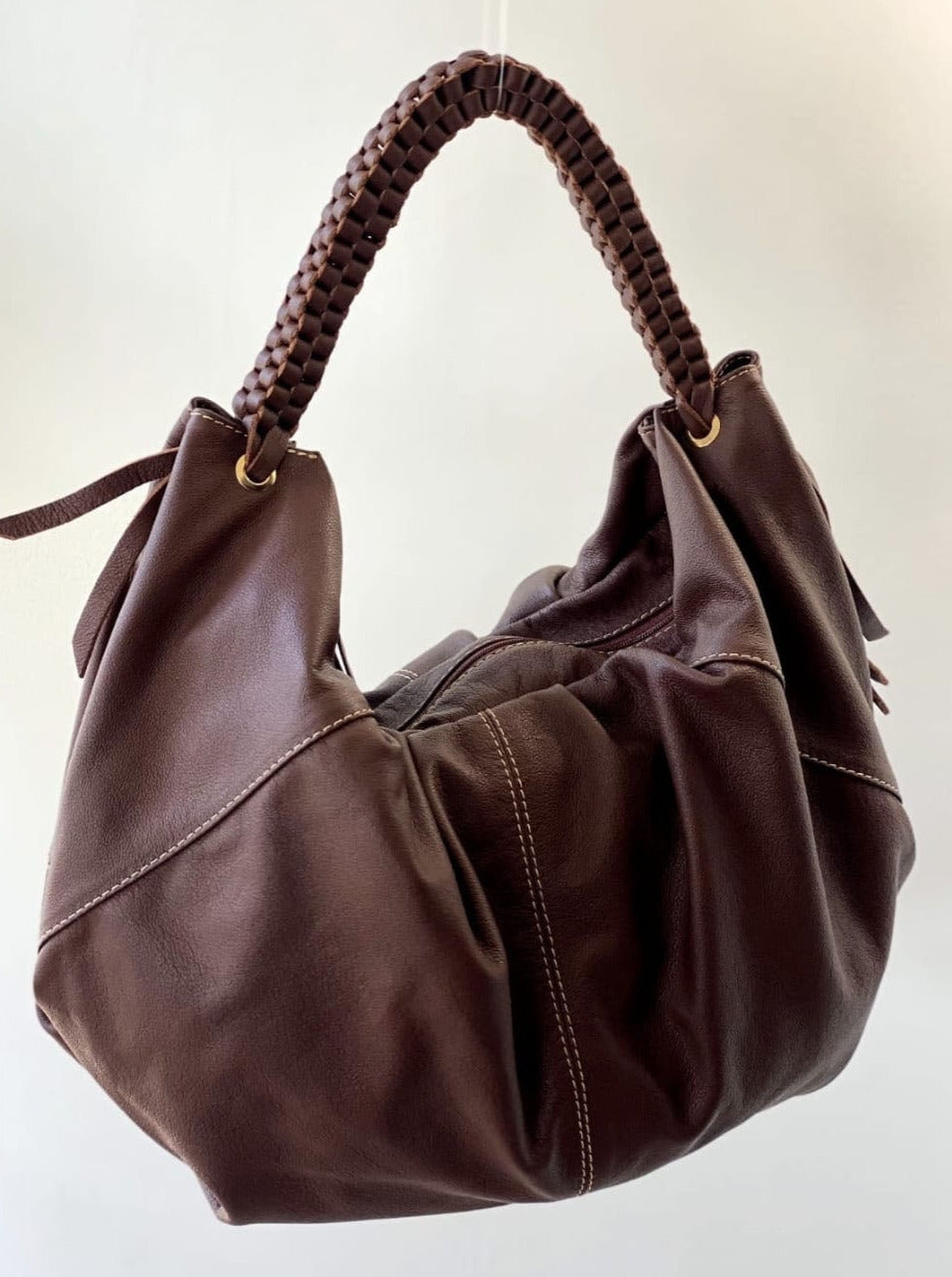 Bolsa MORGANA em couro legítimo