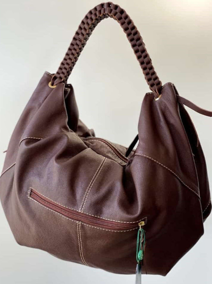 Bolsa MORGANA em couro legítimo