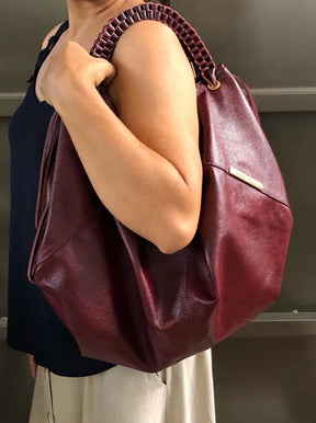 Bolsa MORGANA em couro legítimo