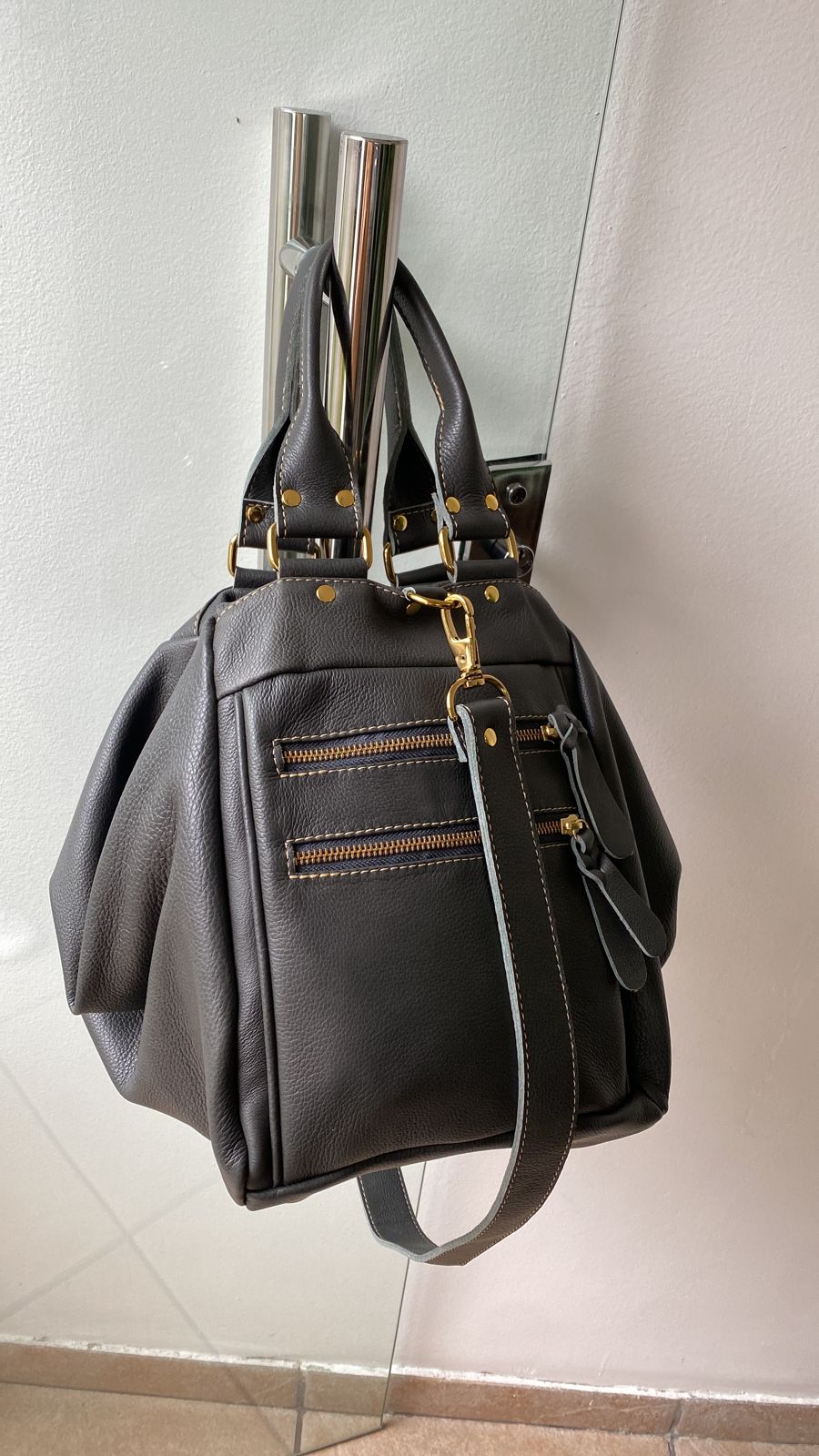 Bolsa NOVA YORK em couro legítimo