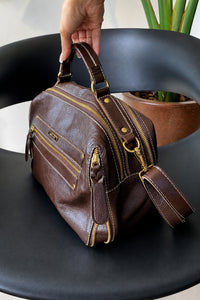 Bolsa SUÍÇA em couro legítimo