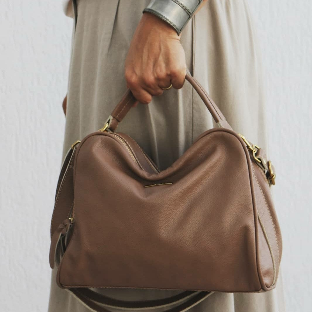 Bolsa NÁPOLI em couro legítimo