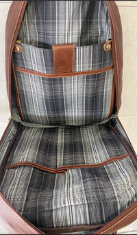 Mochila Masculina GIBRALTAR em couro legítimo