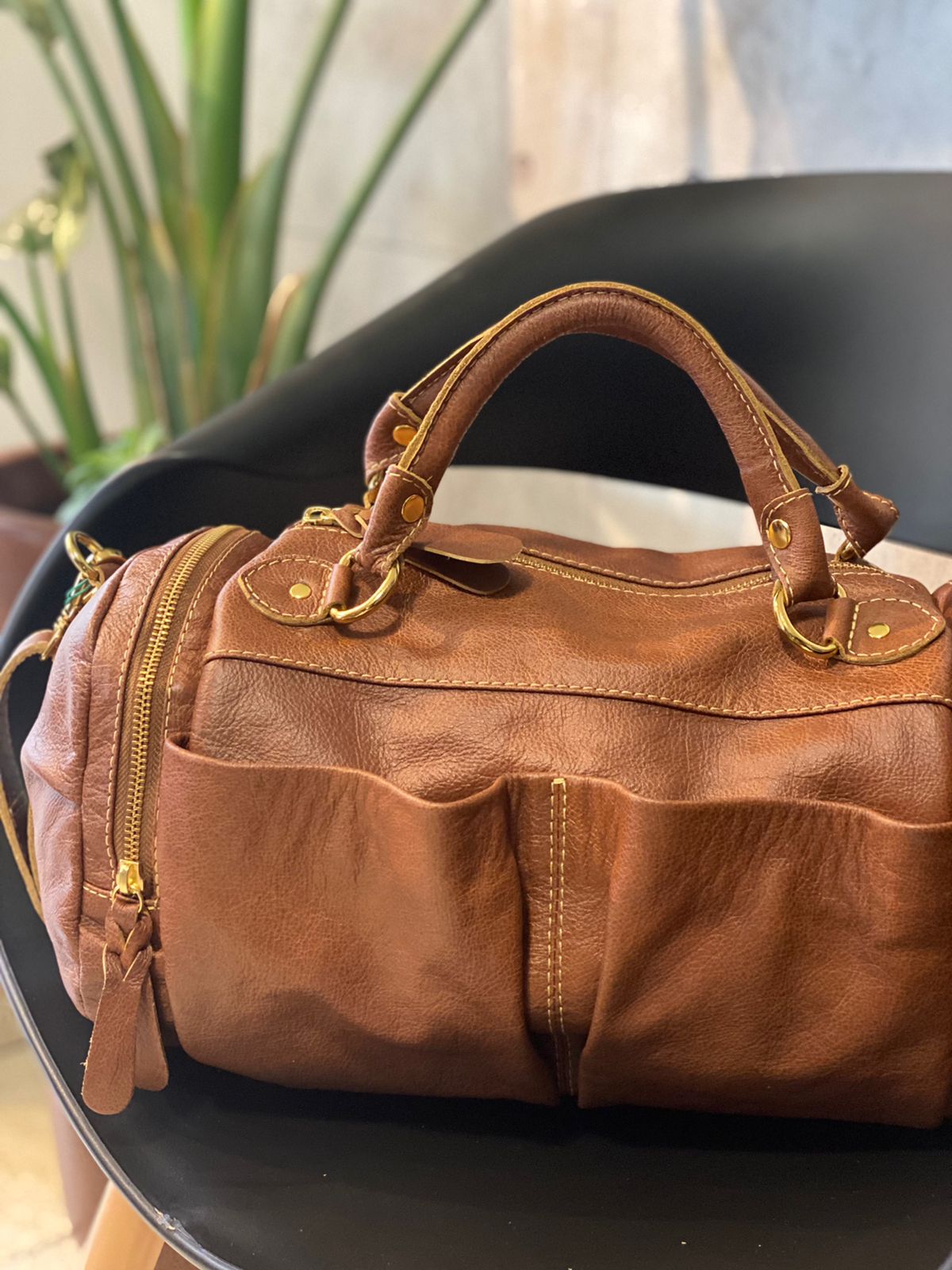 Bolsa DINAMARCA em couro legítimo