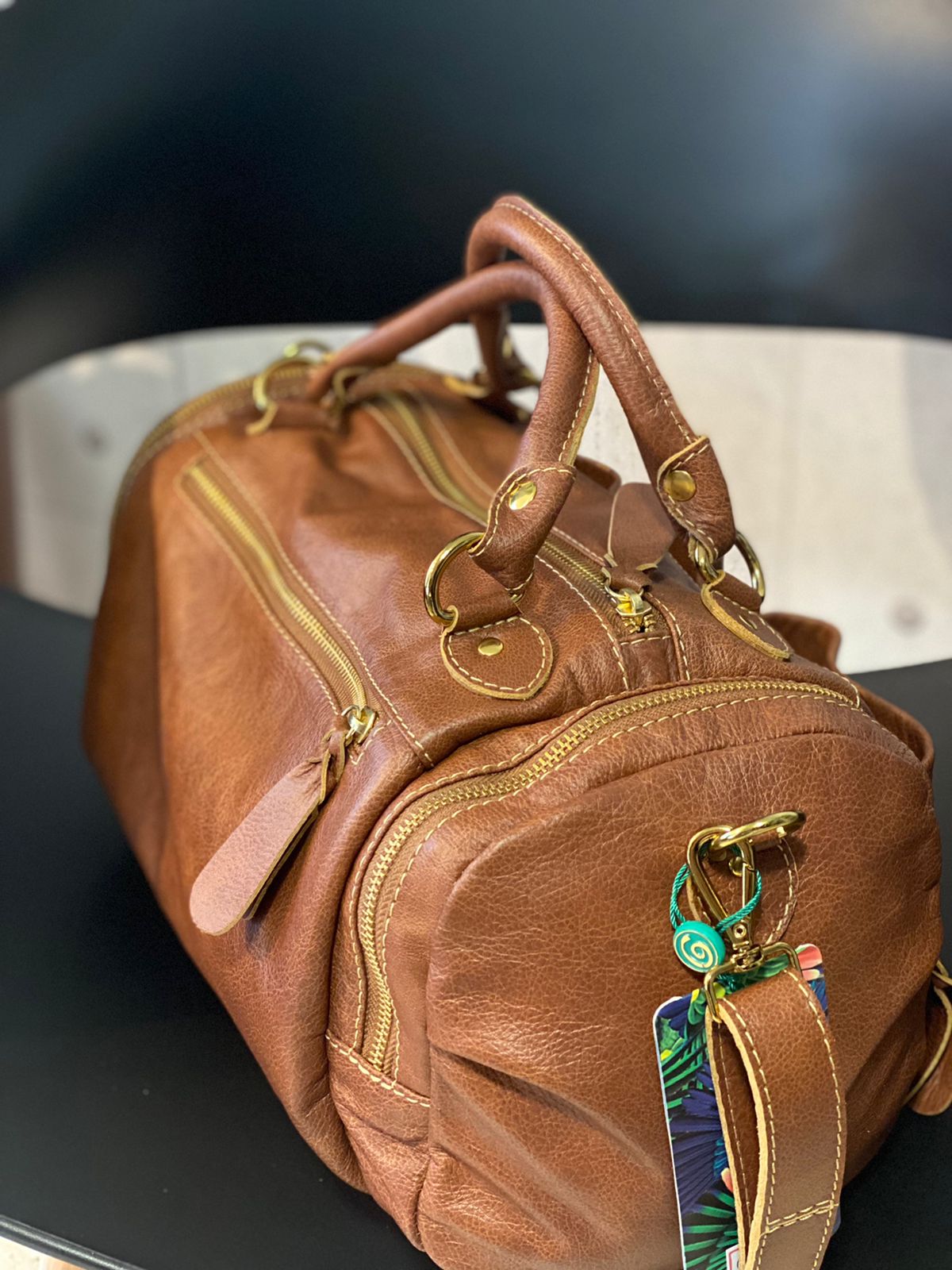 Bolsa DINAMARCA em couro legítimo