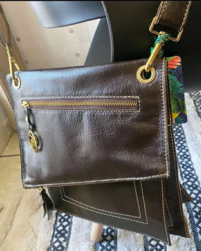 Bolsa DIJON em couro legítimo