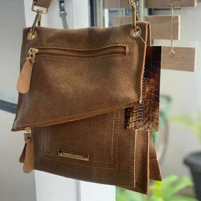 Bolsa DIJON em couro legítimo