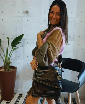 Bolsa DIJON em couro legítimo