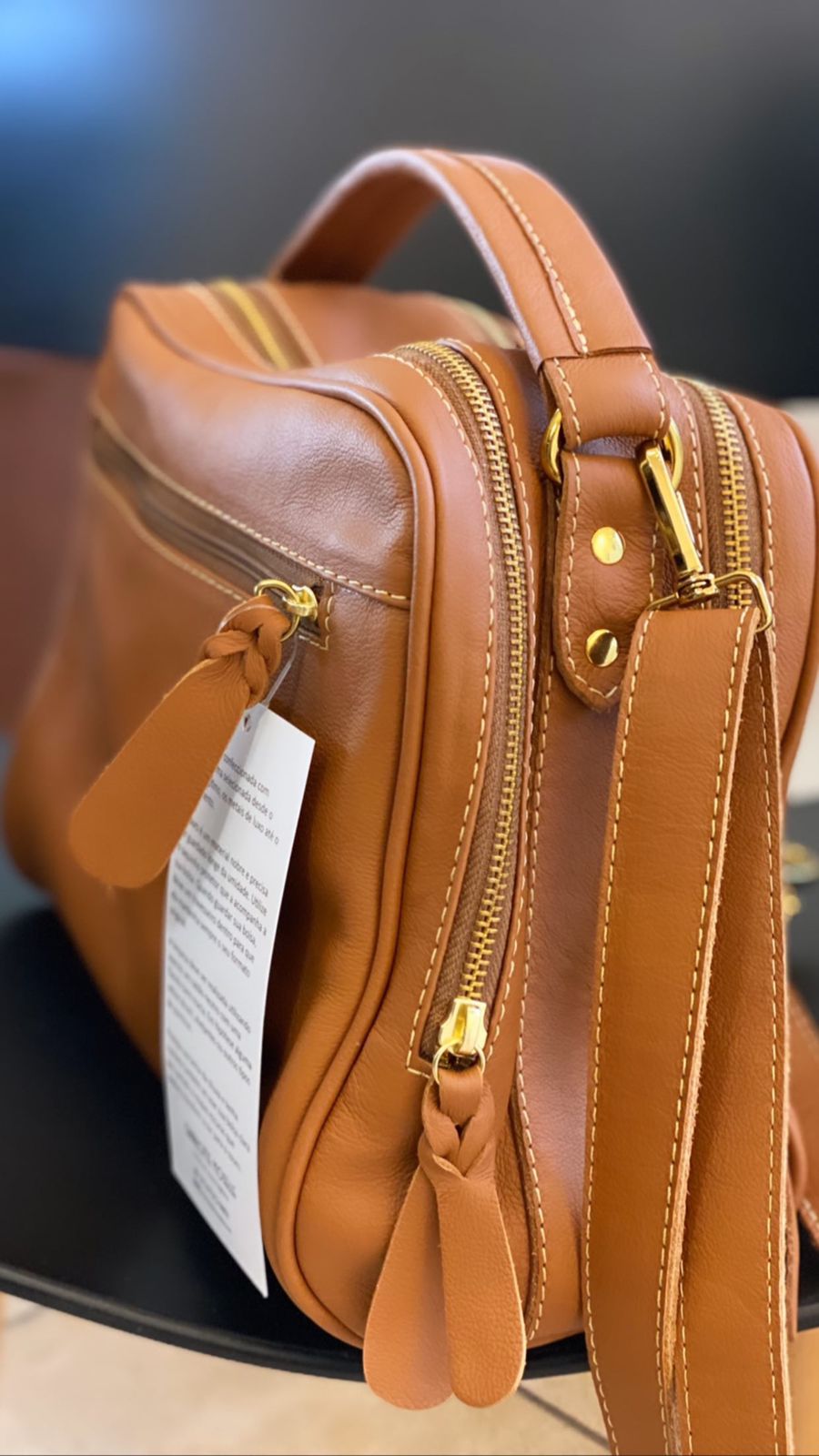 Bolsa NÁPOLI em couro legítimo