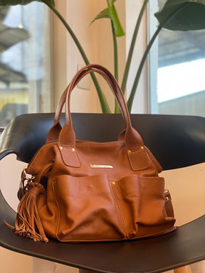 Bolsa IBIZA em couro legítimo